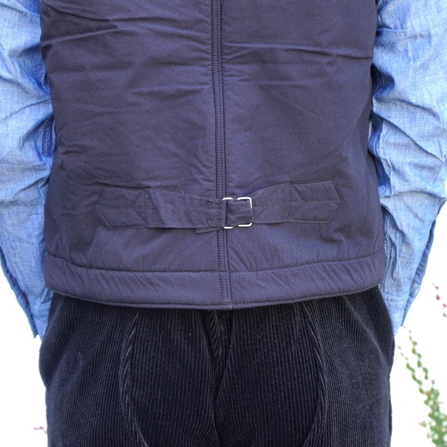 POST O'ALLS / 1 pocket vest (fleece lined) -Black-  #1501(5)
