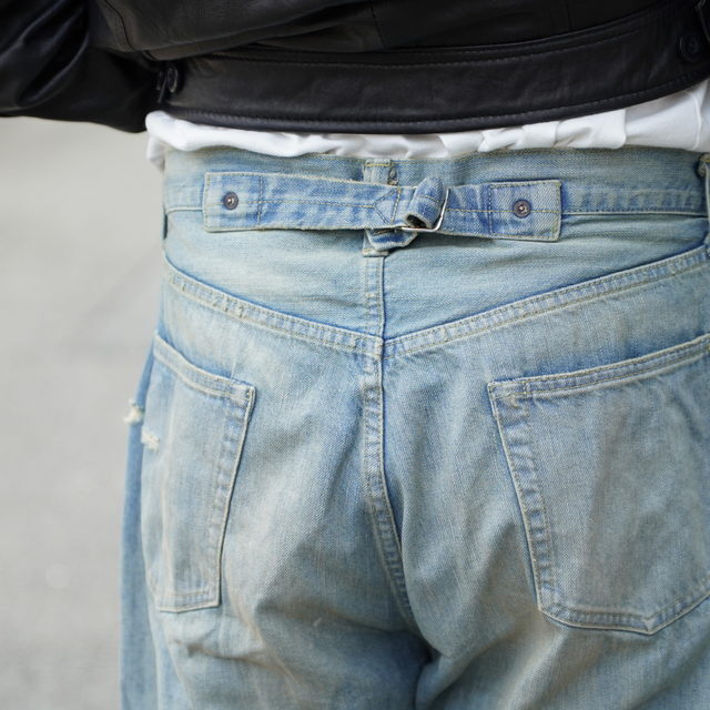 y25AWz A.PRESSE(A vbZ)/ No.37 Washed Wide Denim Pants -BLEACH- #25AAP-04-40(5)