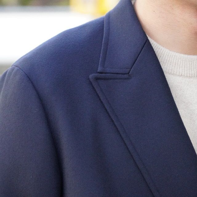 ULTERIOR(AeA) / SUPER FINE LIGHT MELTON DB JKT  -DEEP NAVY- #UJK25-KC205-A(5)