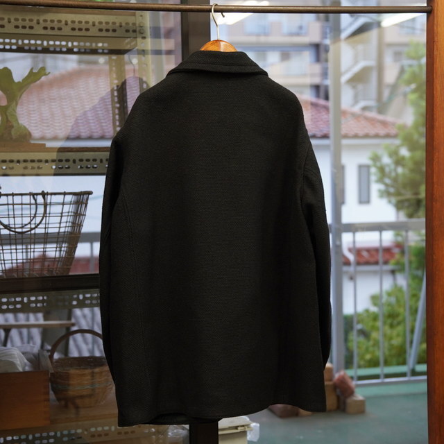 y25AWzHERILL(w)/ Cashmere linenmat Chimayo Jacket -Black- #25-011-HL-8210-30(5)