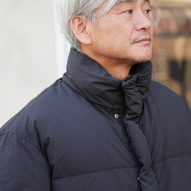 y25AWzGraphpaper (Oty[p[)/ Garment Dyed Down Jacket  -BLACK- #GM253-30574(5)