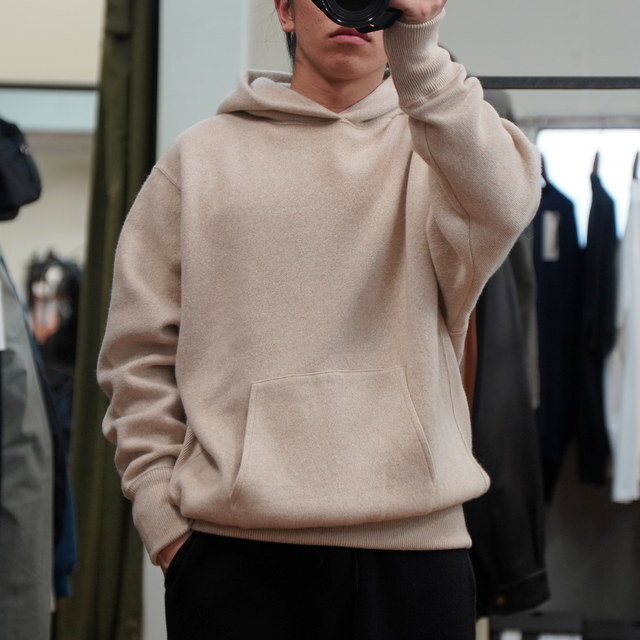 y25AWzHERILL(w)/ GCtwist Hooded  -BLACK,NATURAL- #25-080-HL-8110-30(5)