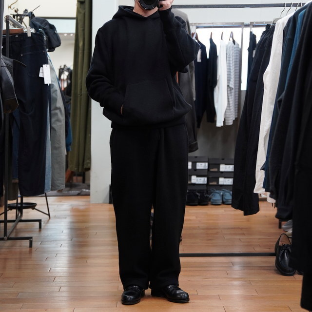 y25AWzHERILL(w)/ Golden cash Sweat pants -BLACK- #25-080-HL-8180-30(5)