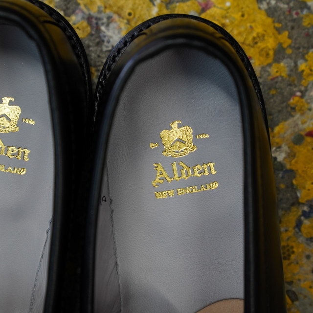 Alden(I[f) Penny Loafer (Calf Leather) -BLACK- #981(5)