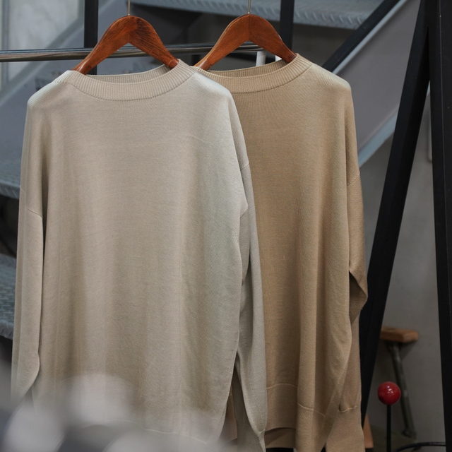  Olde H&Daughter(�I�[���h�G�C�`�A���h�h�[�^�[)/ SILK PLAIN STICH CREW L/S -3color- #BK004(5)