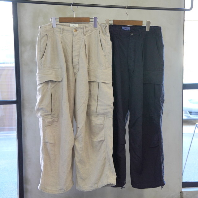 �y26SS�zHERILL(�w����)/ Linen Junglefatigue pants  -2color- #26-030-HL-8310(5)