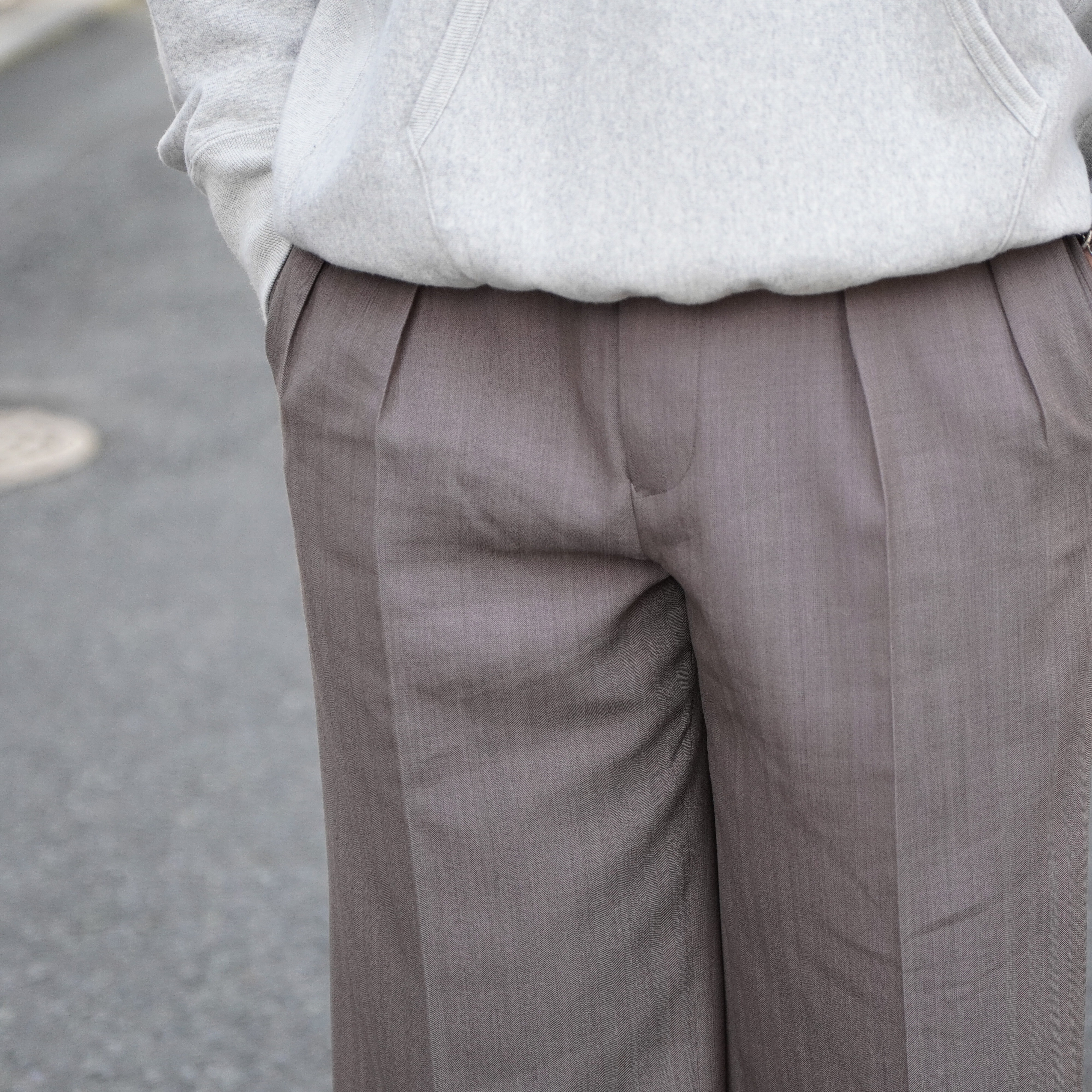 �y26SS�zMAATEE&SONS(�}�[�e�B�[�A���h�T���Y)/ �i��SLACKS TYPE2 -CGRAY- #MT6103-0203A(5)