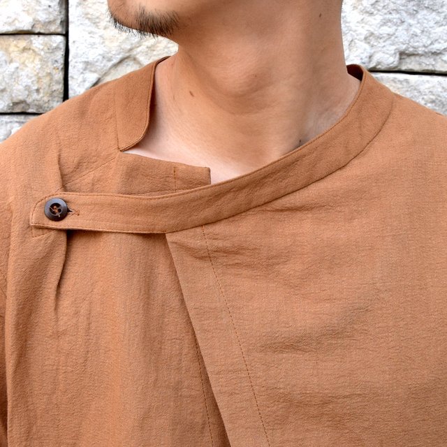 y40% off salezy2020zFRANK LEDER(tN[_[)/ ROOT DYED SOFT COTTON TOP -BROWN- #0917080-89(6)
