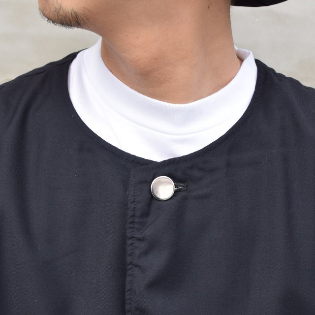 ISSUETHINGS(イシューシングス)/ NO COLLAR JACKET -2Color 