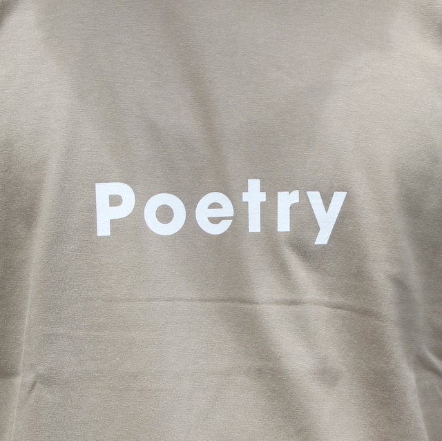 POET MEETS DUBWISE(|[g~[c_uCY) / Poetry T-Shirt -SAND- PMDHP-0208-SA(6)