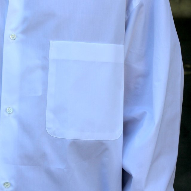 Graphpaper (グラフペーパー)/ THOMAS MASON for GP Oversized Regular Collar Shirt -WHITE- #GM212-50227(6)