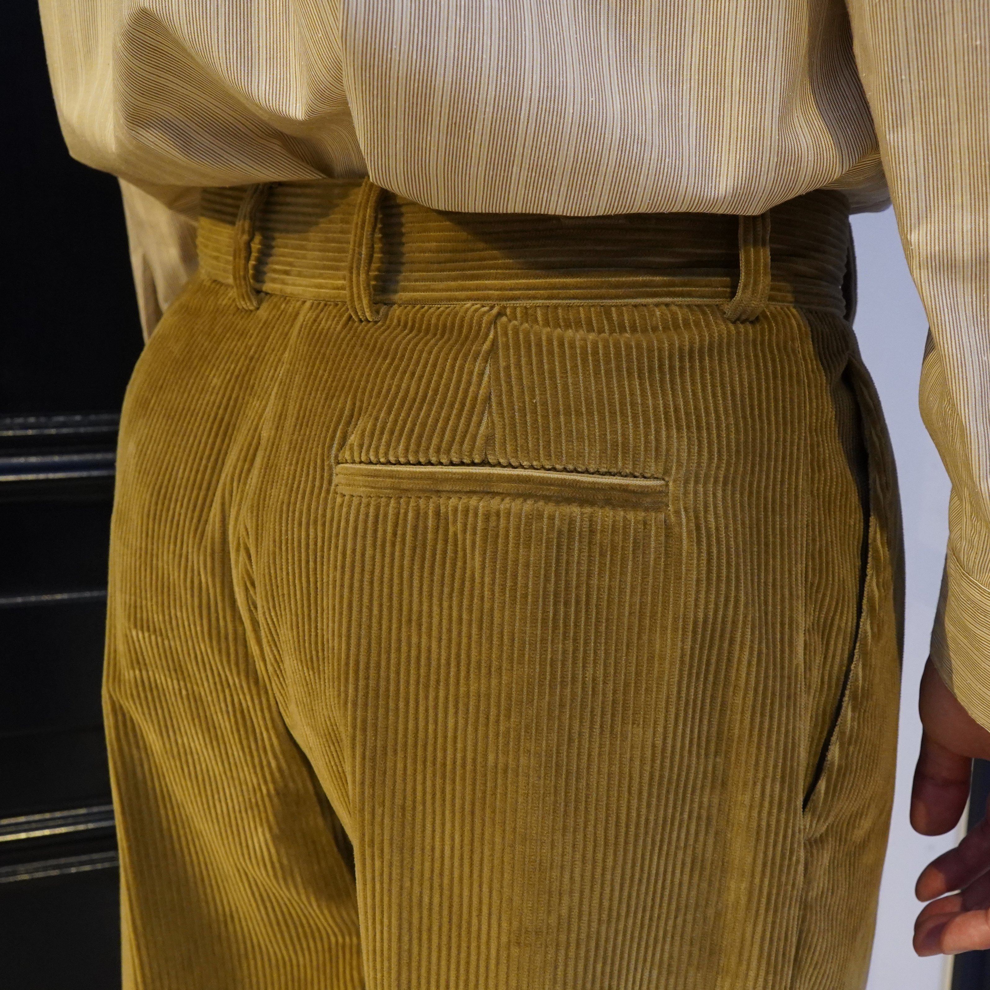 【40% off sale】 Cristaseya(クリスタセヤ)/ Pleated trousers -Light khaki- #35H-CR-LKH(6)