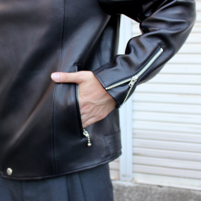 SCYE(サイ)/ Lamb Skin Leather Biker Jacket -BLACK- #1121-63006(6)