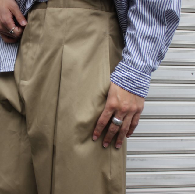 sage NATION / BOXPLEAT TROUSERS #S011(6)