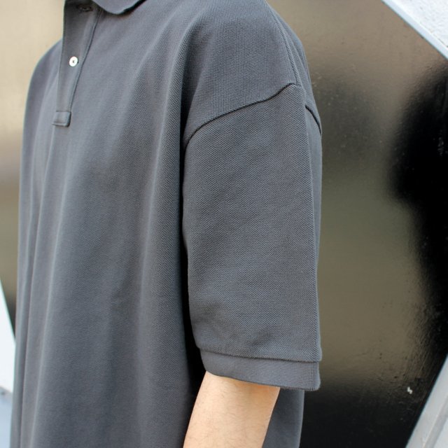Graphpaper (グラフペーパー)/ COTTON PIQUE JERSEY S/S POLO #GM221-70230(6)