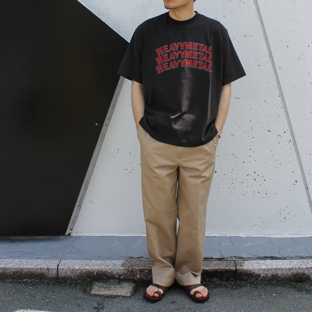 blurhms ROOTSTOCK(ブラームス) / HEAVY METAL PRINT TEE BIG 