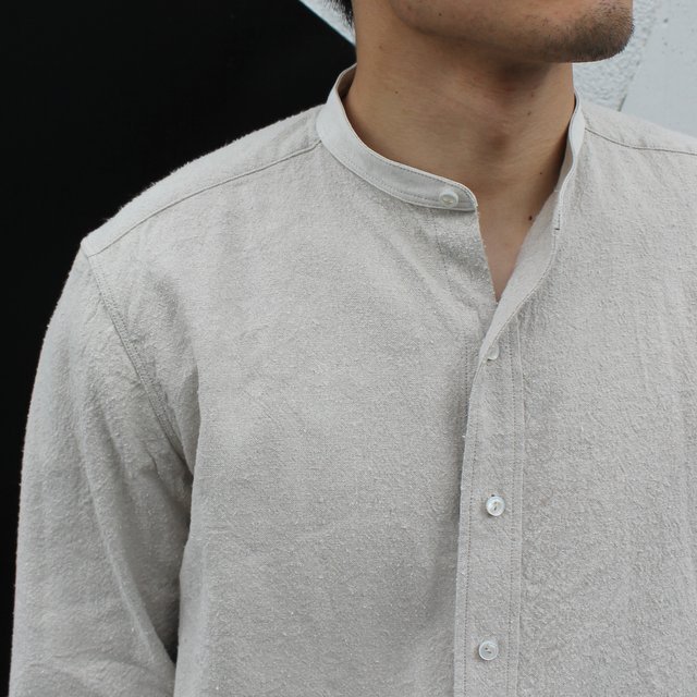 SUS-SOUS (シュス)/ OFFICERS SHIRTS -SILVER GRAY- #07-SS01112(6)