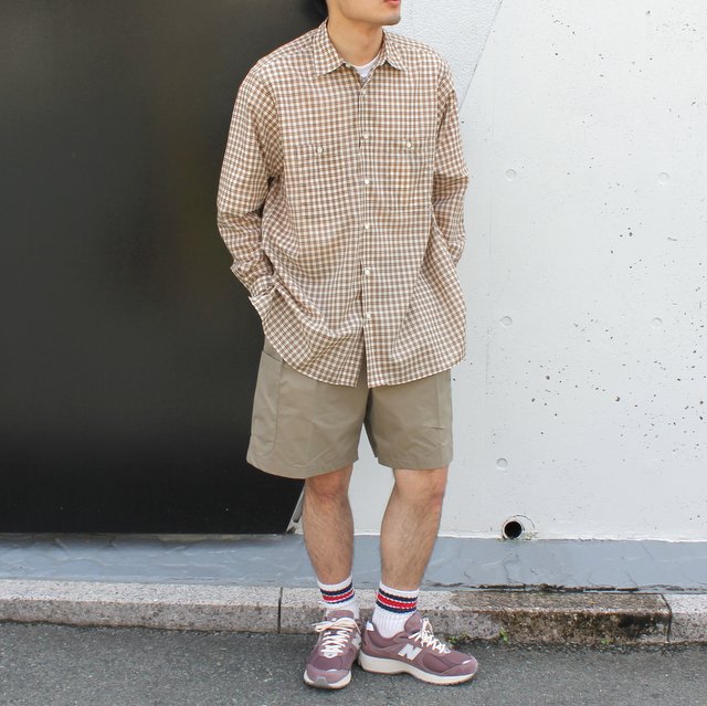 NEAT(ニート)/MASTERSHIELD COTTON CARGO SHORT ‐BEIGE‐ #22‐01MSC