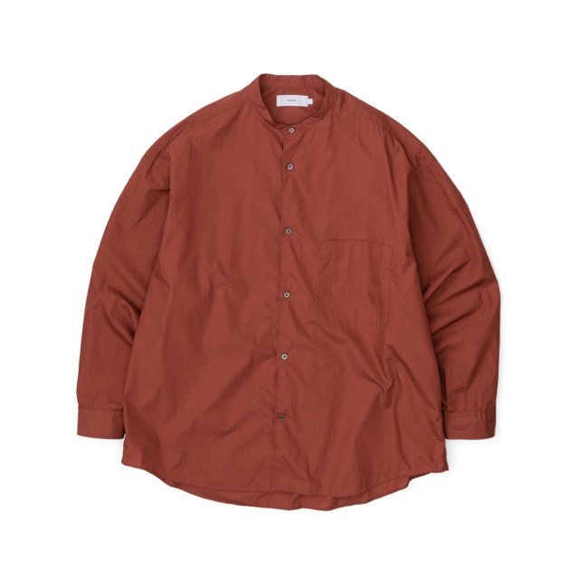Graphpaper (グラフペーパー)/ BROAD OVERSIZED L/S BAND COLLAR SHIRT -6Color- #GM223-50062B(6)
