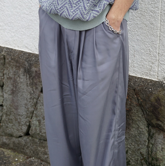 STEIN (シュタイン)/CUPRO WIDE EASY TROUSERS -2COLOR- #ST524-1(6)