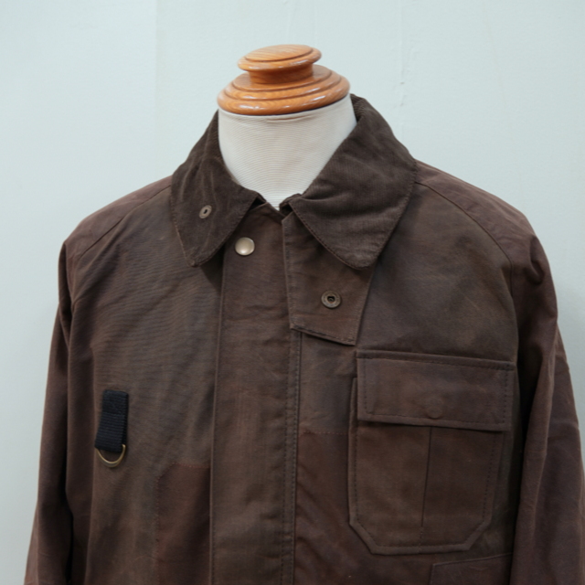 yoused(ユーズド) / REMAKE OILED FISHING JACKET -SAGE,BORDEAUX- #23AW14(6)
