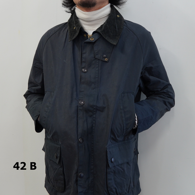 yoused(ユーズド) / BARBOUR REMAKE JACKET (SIZE42) -SAGE,NAVY- #23AW13(6)