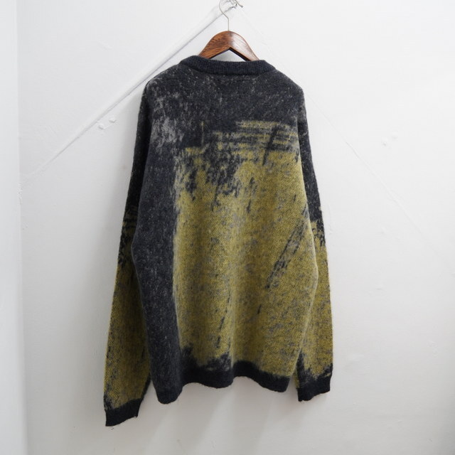  [24AW] YOKE([N)/ JACQUARD MOHAIR SWEATER -YELLOW- #YK24FW0815S(6)