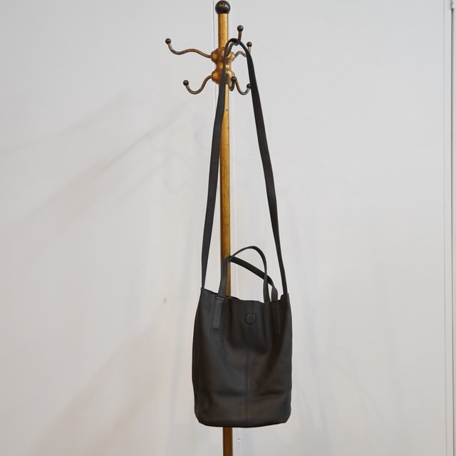 y24AWzMorphee(tF) / 2WAY SMALL TOTE(LONG) -BLACK,CHARCOAL- #SL-103(6)