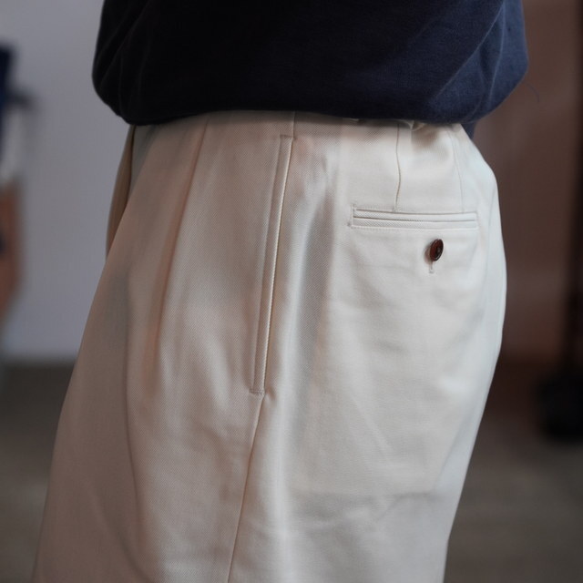 y25SSzNEAT(j[g)/ NEAT Chino Shorts -BLACK,IVORY,MOSS- #25-01NCS(6)