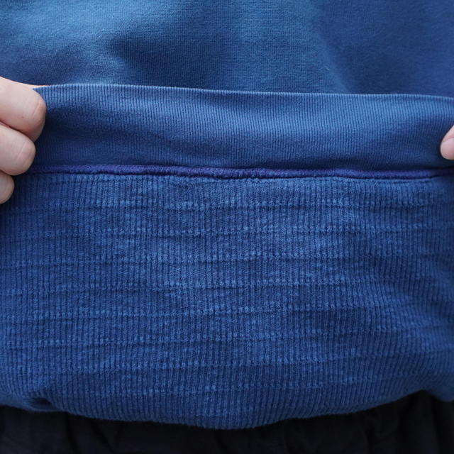 y25AWz A.PRESSE(A vbZ)/ Vintage Attached Hood Sweat Parka -BLACK,BLUE- #25AAP-05-10(6)