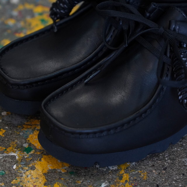 CLARKS(N[NX)/Wallabee GTX -BLACK- #129826183074(6)