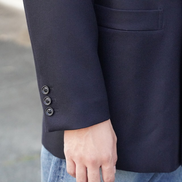 ULTERIOR(AeA) / SUPER FINE LIGHT MELTON DB JKT  -DEEP NAVY- #UJK25-KC205-A(6)