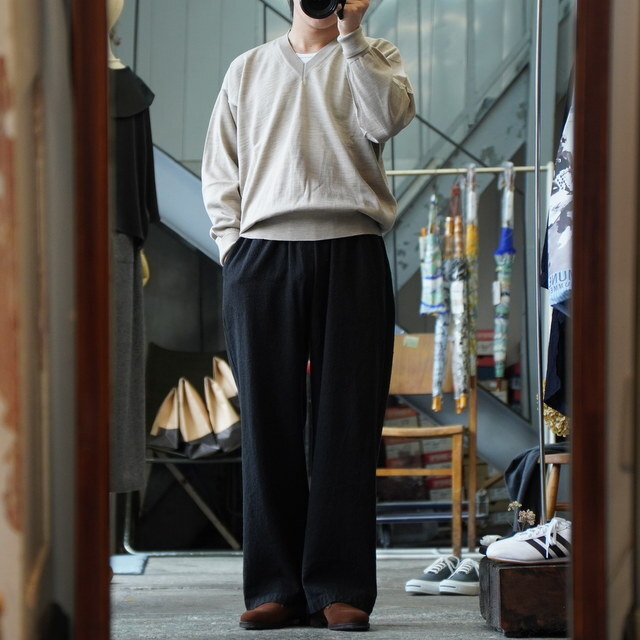  Olde H&Daughter(I[hGC`Ahh[^[)/ BASIC WOOL V P/O -2color- #BK093(6)