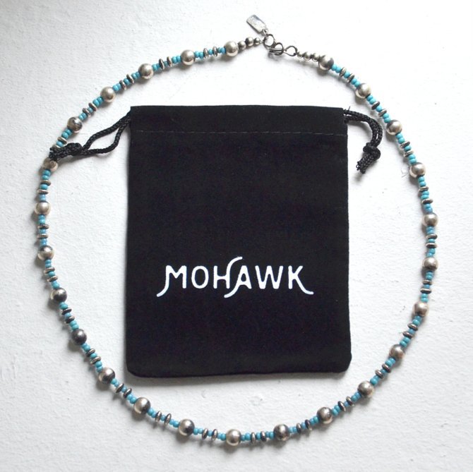 MOHAWK(z[N) Silver Vintage Beads Necklace(7)