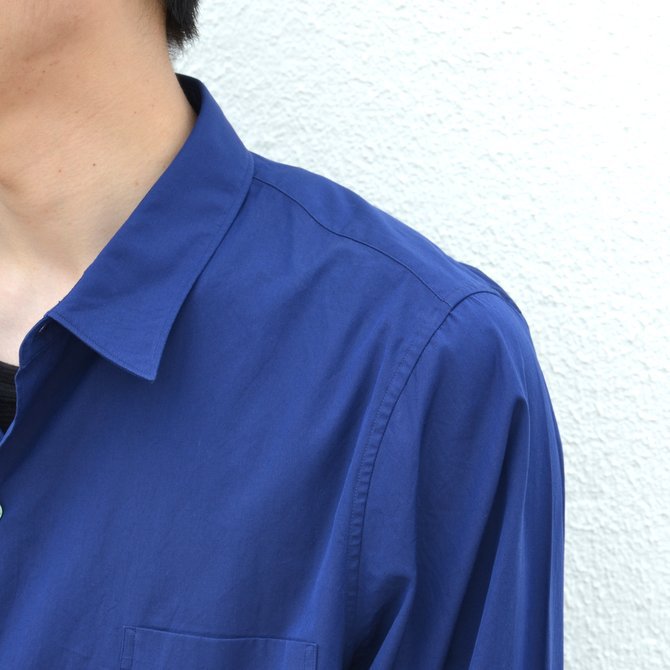 semoh(Z[)/ Regular collar Shirt -NAVY- #SA01-1-06(7)