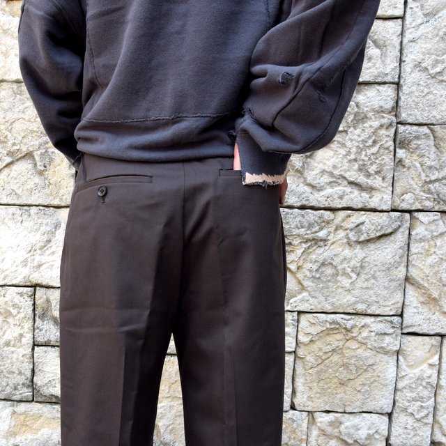 stein(V^C)/ WIDE TAPERED TROUSERS -C.BROWN- #ST178-1(7)