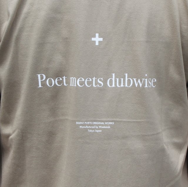 POET MEETS DUBWISE(|[g~[c_uCY) / Poetry T-Shirt -SAND- PMDHP-0208-SA(7)