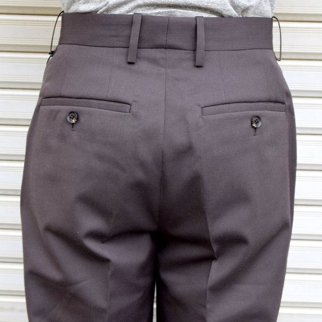 stein(V^C)/ WIDE TAPERED TROUSERS -GR.BROWN- #ST278-1(7)