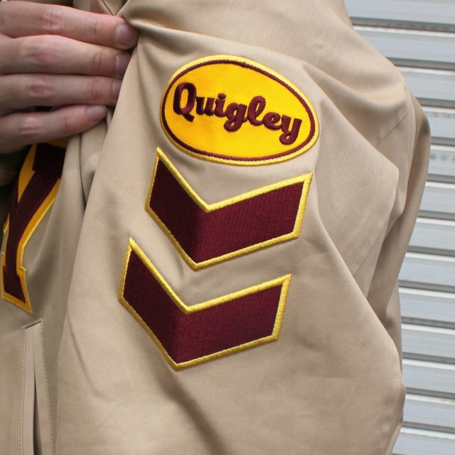 QUIGLEY / COTTON VARSITY JACKET #21A-QGY5003-BE／acoustics Men's