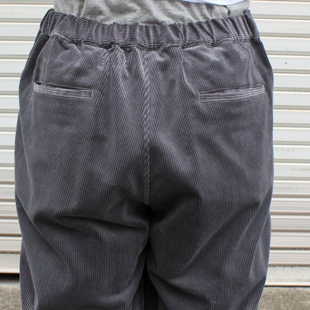 Graphpaper(グラフペーパー)/ Suvin Corduroy Wide Tapered Chef Pants -C.GRAY- #GM213-40074(7)