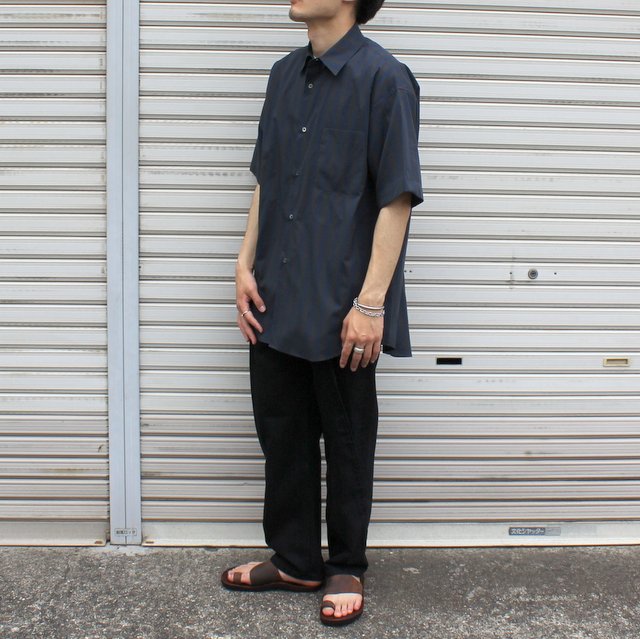 stein(シュタイン)/ OVERSIZED SS SHIRT -NAVY STRIPE- #ST383-2