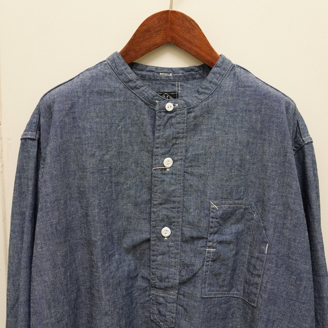 POST O'ALLS / Band Collar Shirt  -2 color-  #1203(7)