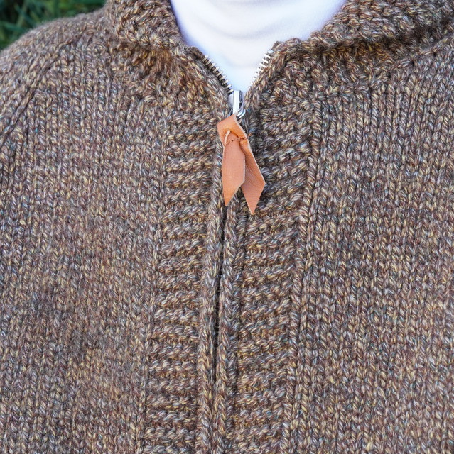 Slopeslow(スロープスロウ)/cowichan sweater(yak/lambs multi ply) #1233007(7)