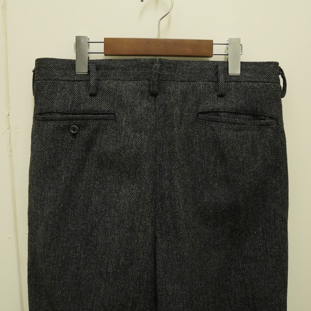 【23AW】A.PRESSE(ア プレッセ)/ Tweed Trousers -CHARCOAL- #23AAP-04-03H(7)