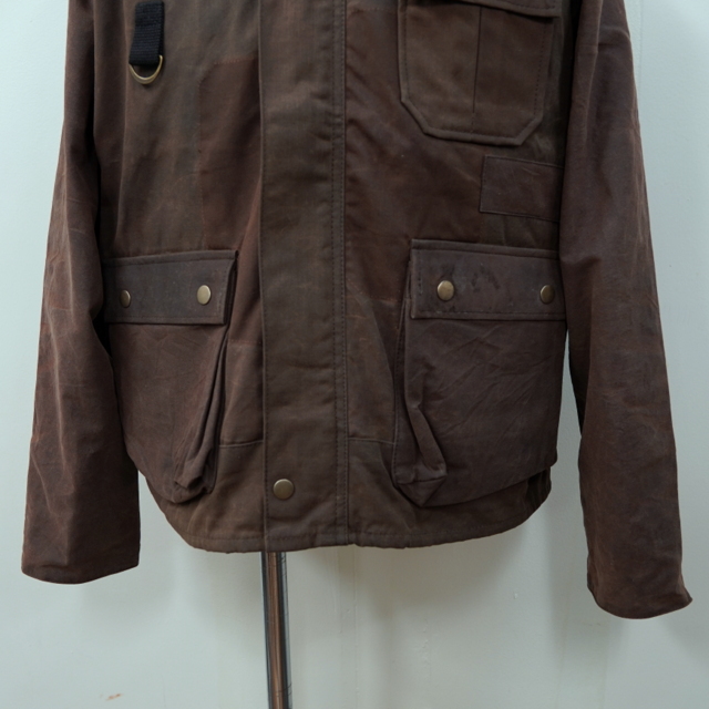 yoused(ユーズド) / REMAKE OILED FISHING JACKET -SAGE,BORDEAUX- #23AW14(7)
