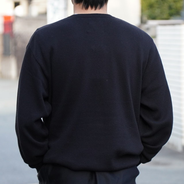 [25SS]ssstein(V^C) / COTTON CASHMERE KNIT L/S -TAUPE GREY,BLACK- #ST1141(7)