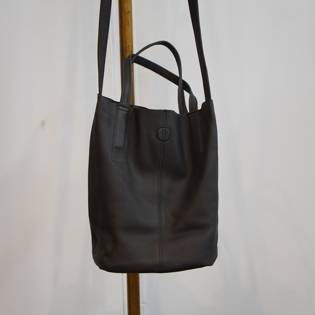 y24AWzMorphee(tF) / 2WAY SMALL TOTE(LONG) -BLACK,CHARCOAL- #SL-103(7)