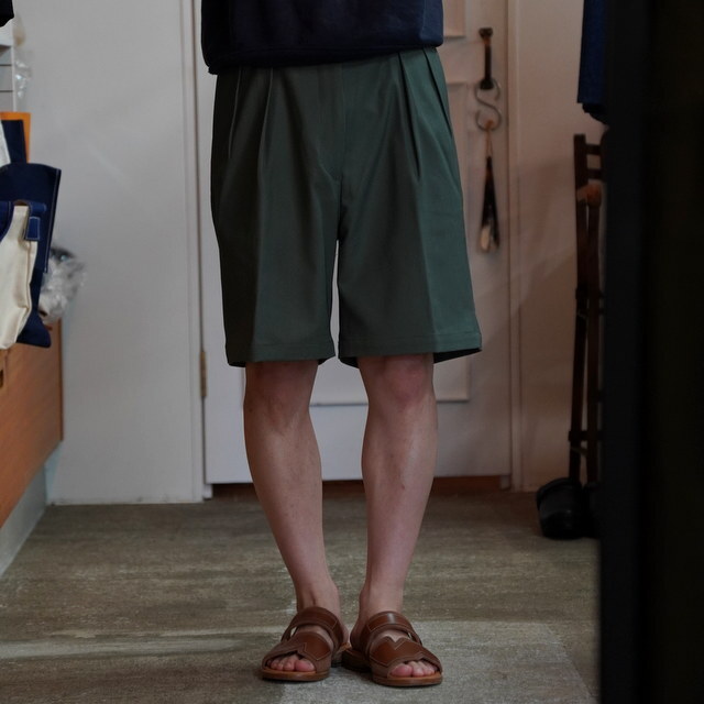 25SS】NEAT(ニート)/ NEAT Chino Shorts -BLACK,IVORY,MOSS- #25