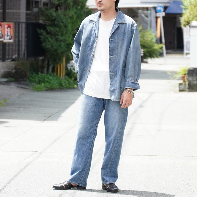 ULTERIOR(AeA) / VINTAGE WASHED SELVEDGE DENIM 5P PANTS -FADED BLUE- #UPJ05-KC224-B(7)