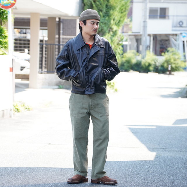 yoused([Yh)/ MILITARY LEATHER MK4 -BLK- #25FW5(7)